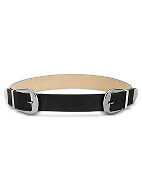 Inc International Concepts Womens Double Buckle Suede Belt Size S